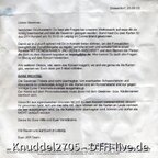 Brief Gewinnspiel 2003