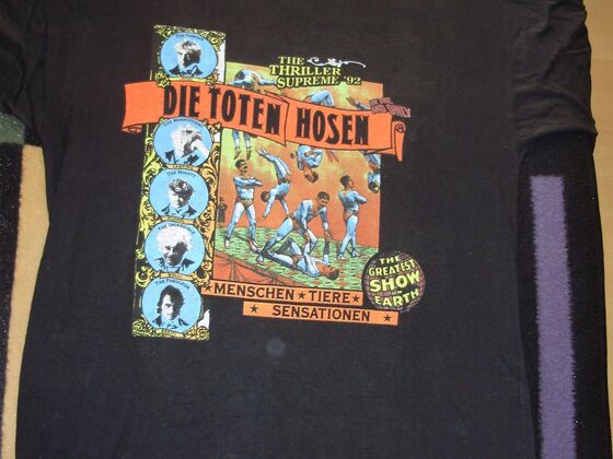 1992 Shirt Menschen, Tiere Sensationen Tour-Shirt VS