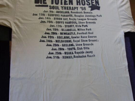 1998 Shirt Soul Therapy Tour-Shirt RS